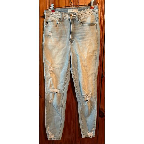 Kancan Los Angeles high rise fray hem ankle jegging size 7/27 - Picture 2 of 5